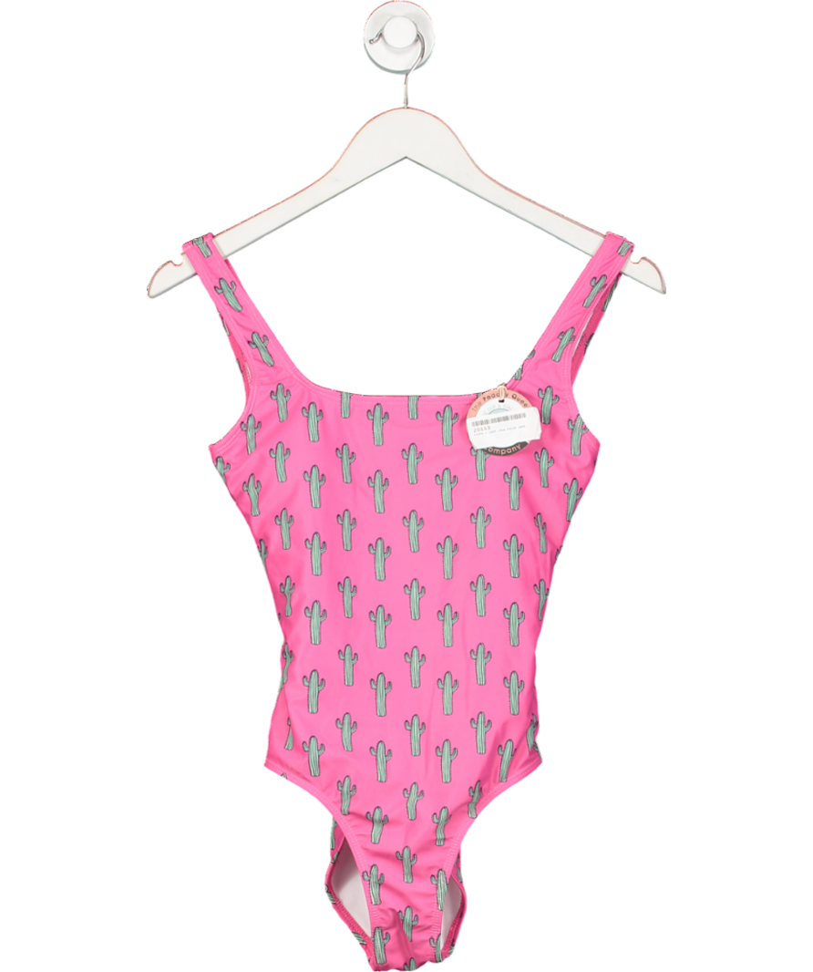 The Dip and Dales Hot Pink Cactus Swimsuit UK 8
