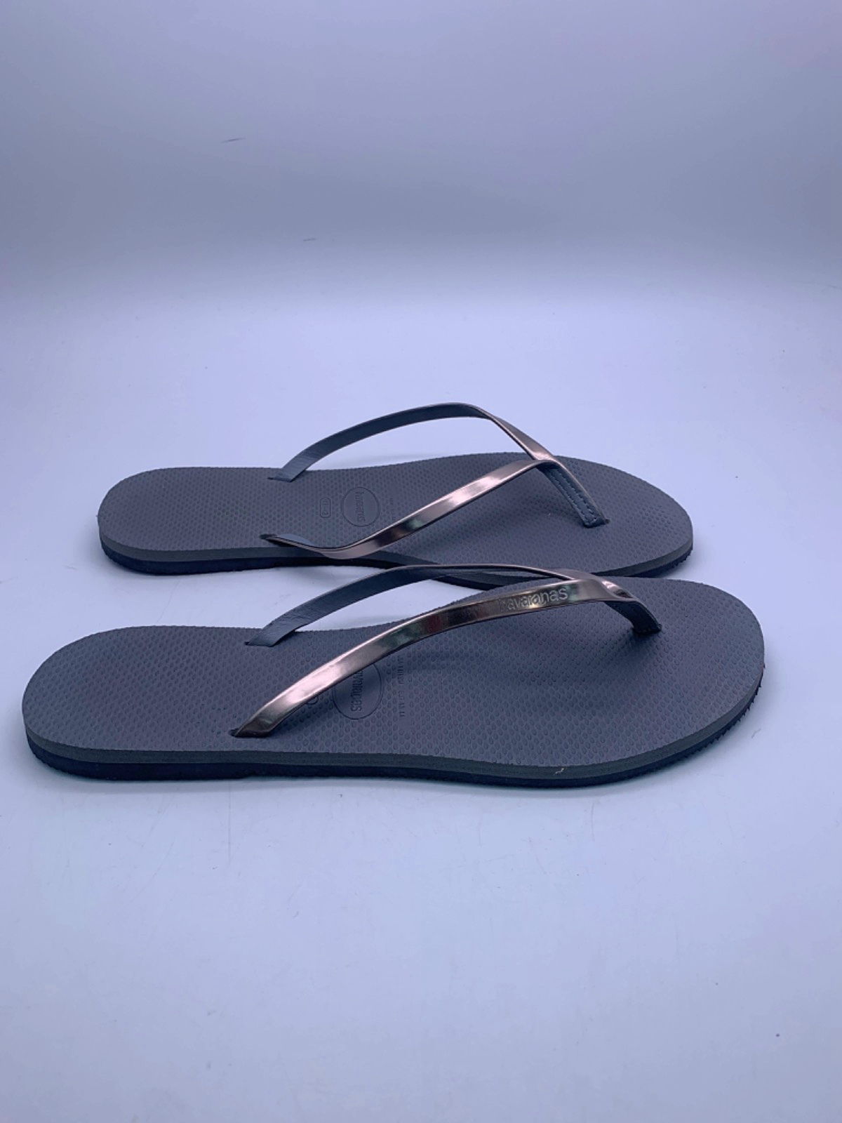 Havaianas Grey Flip Flops EU 41/42 UK 8/9