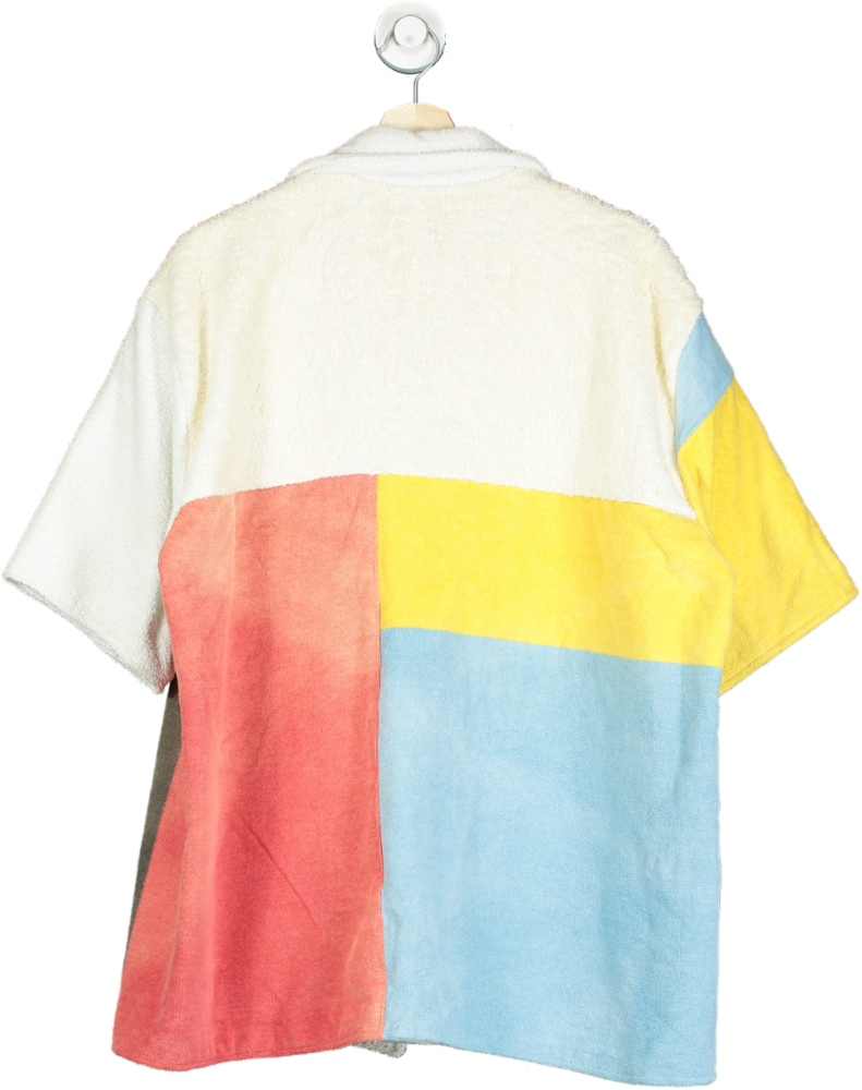 Polo Sport Vintage Threads Multicoloured Towelling Button Down UK XL