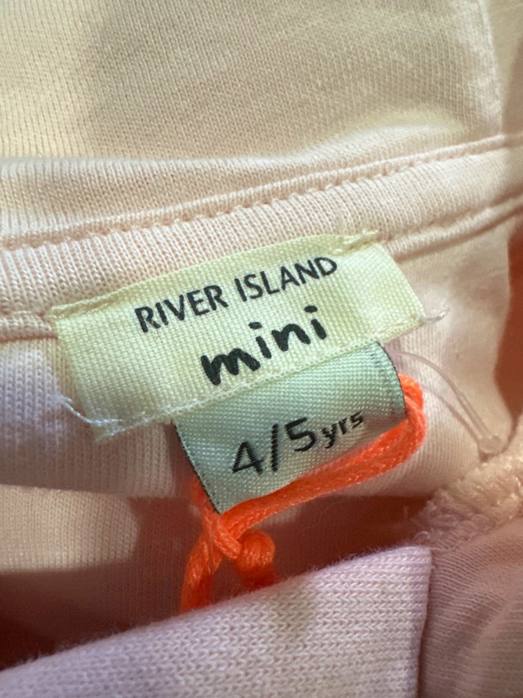 River Island Mini Pink 'Be Kind' Hoodie and Leggings Set UK 4/5 Years