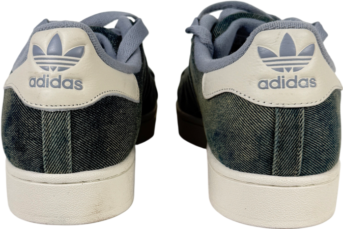 ADIDAS Blue Superstar Ii Trainers UK 10 EU 44