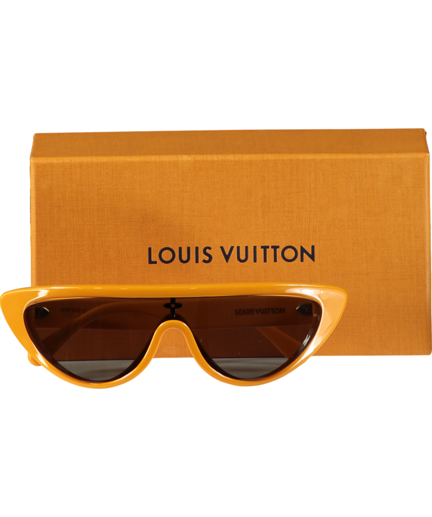 Louis Vuitton Lv Orange Split Cat Eye Sunglasses In Box