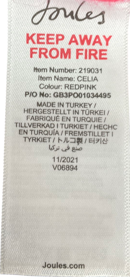 joules Pink Knitted Sweater UK 8