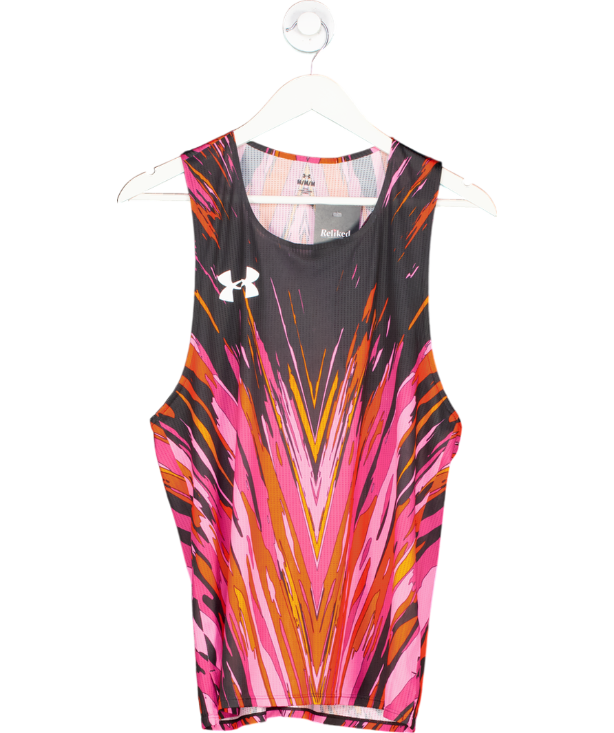 Under Armour Pink Runner Singlet Tank Top UK M