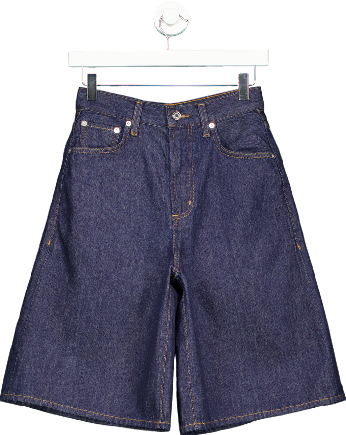 AGOLDE Blue Denim Culottes UK 28