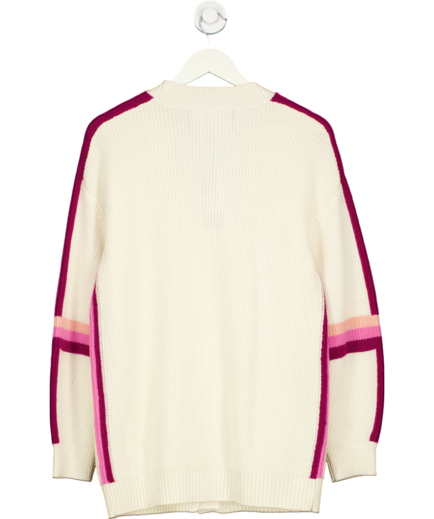 Paper London Cream Daffodil Cardigan 100% Merino Wool UK XS