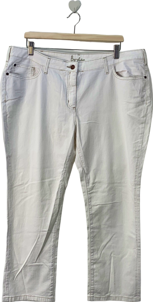 Boden White Straight Leg Jeans Size 20R