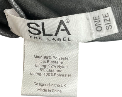 SLA the label Black Niamh Top One Size