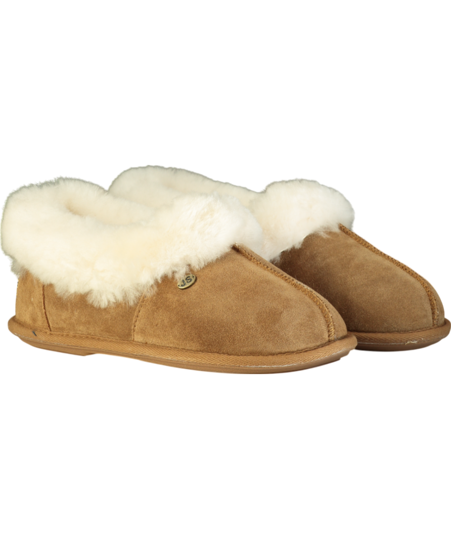 Just Sheepskin Brown Classic Sheepskin Slipper UK 7 EU 40 👠