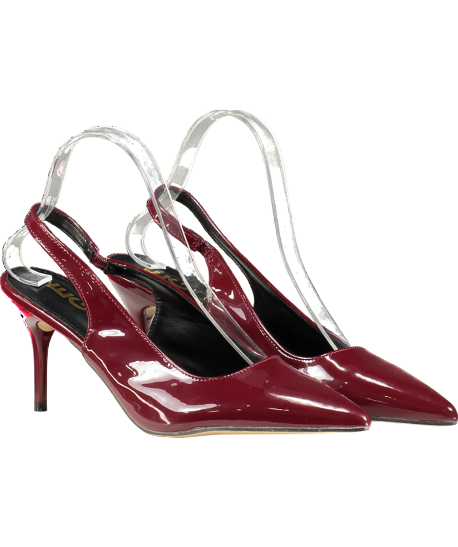 Ego Red Seymore Pointed Slingback Court Heel UK 6 EU 39 👠