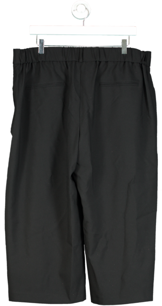 Simply Be Black Cropped Trousers UK 18