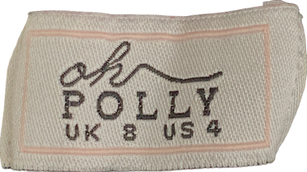 Oh Polly Long Sleeve Open Back Mini Dress In Black UK 8