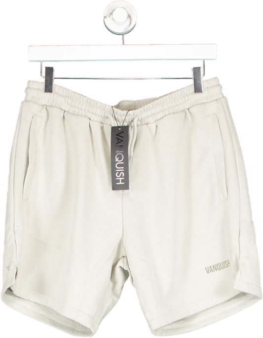 Vanquish Beige Essential Regular Fit Shorts UK L