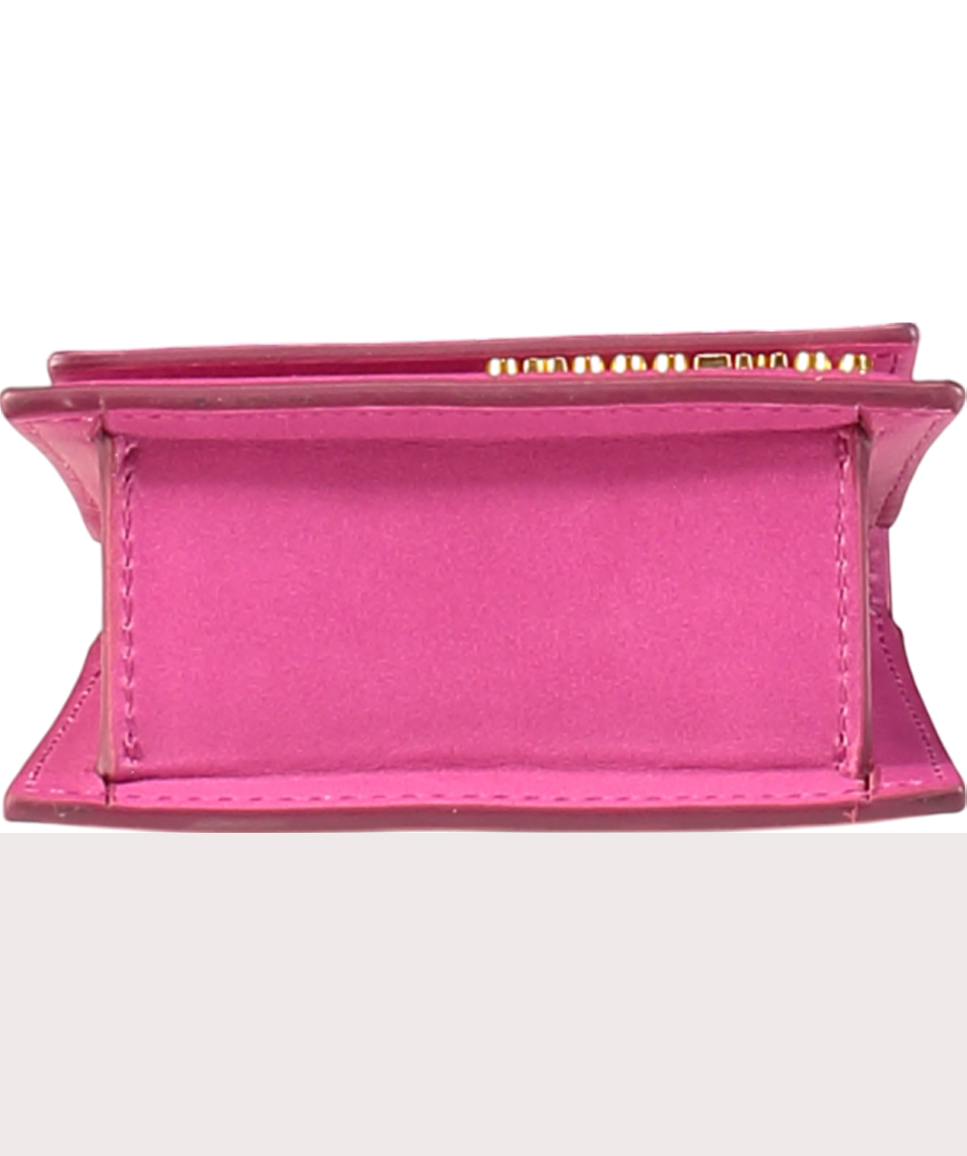 JACQUEMUS Pink Le Chiquito Leather Tote Bag