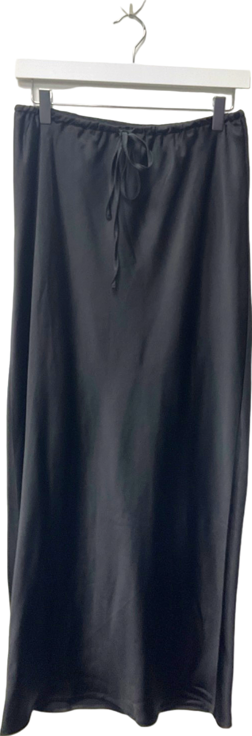 4TH Reckless Black Midi Skirt UK 8