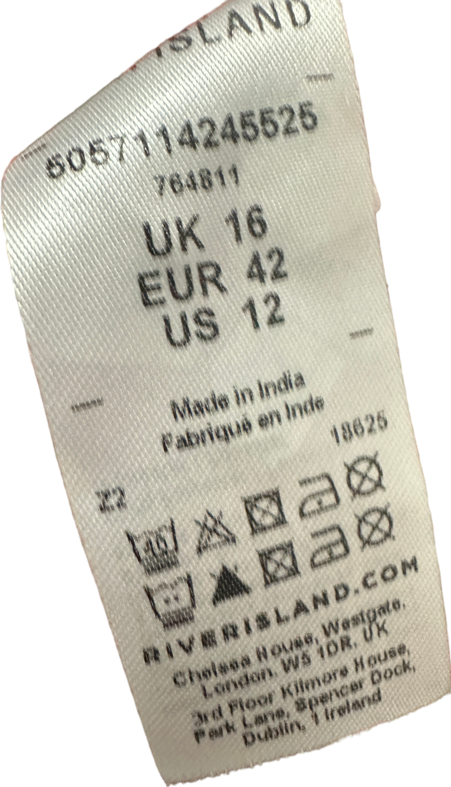 River Island Red Zebra Print Dress UK 16