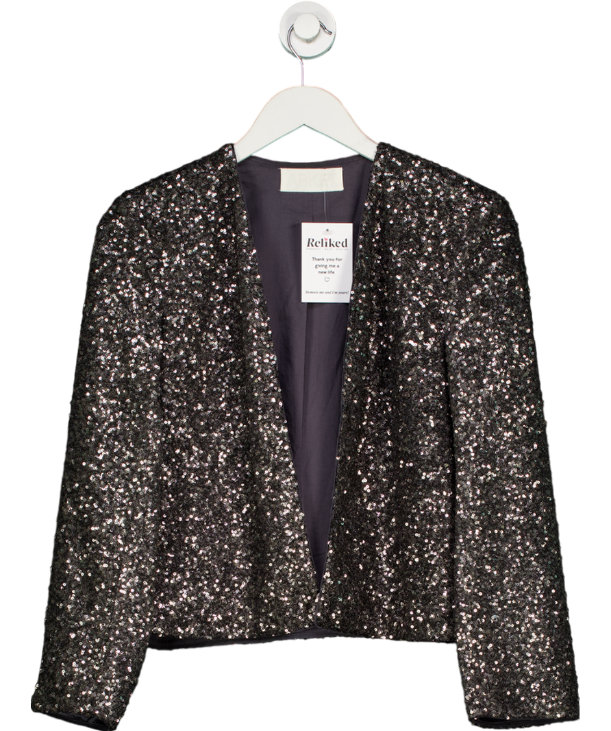 Arket Metallic Sequin Jacket UK 8