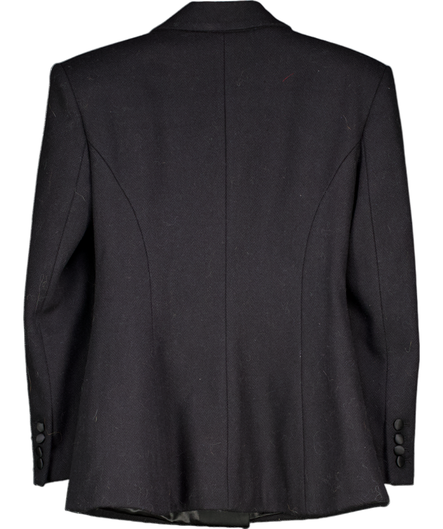 BY KEARA Handmade Timeless Wool Blazer - Black UK 8