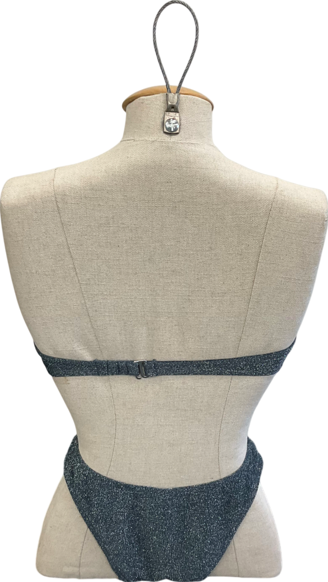 South Beach Grey Sangria Bikini Top Uk 10 And Sunset Harbour Bottoms UK 8