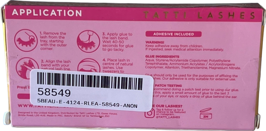 Tatti Lashes 3D Faux Mink Side Chick