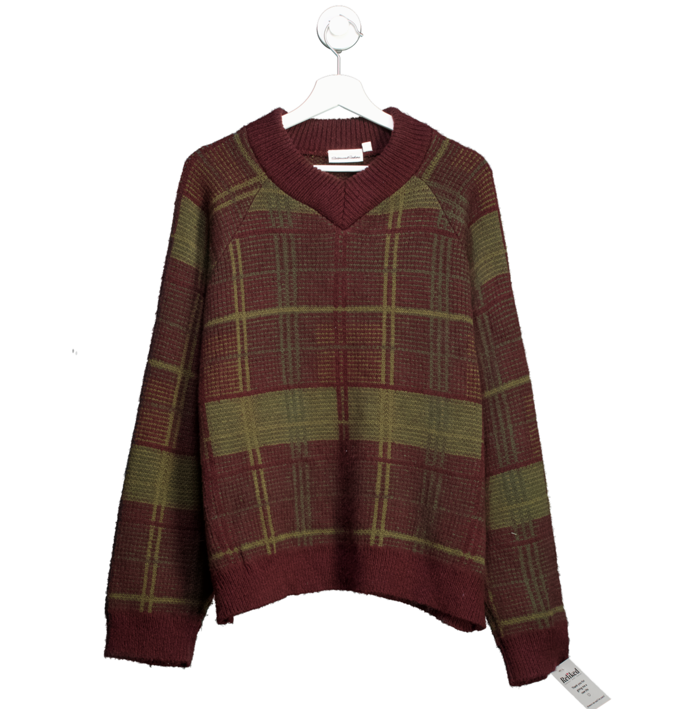 Sisters & Seekers Multicoloured Hometown Check Knit Sweater UK S