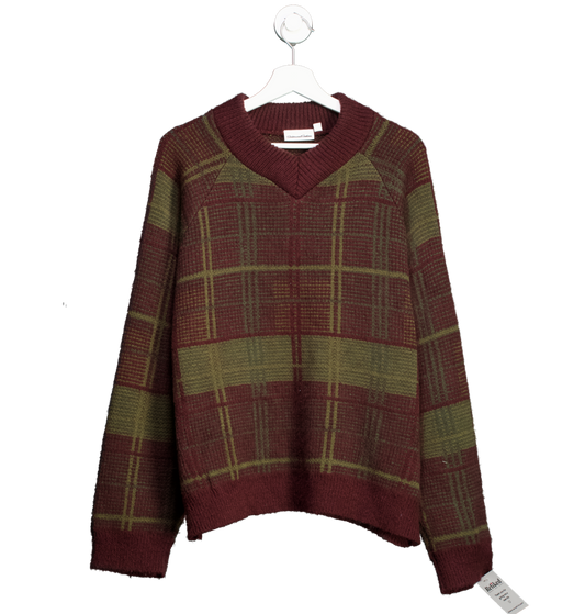 Sisters & Seekers Multicoloured Hometown Check Knit Sweater UK S