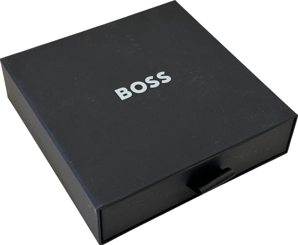 BOSS Metallic Sphere Beaded Stainless Steel Men's Necklace & Bracelet Set