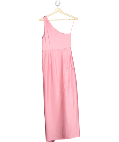 FOREVER NEW Pink Melissa One-shoulder Satin Dress UK 8