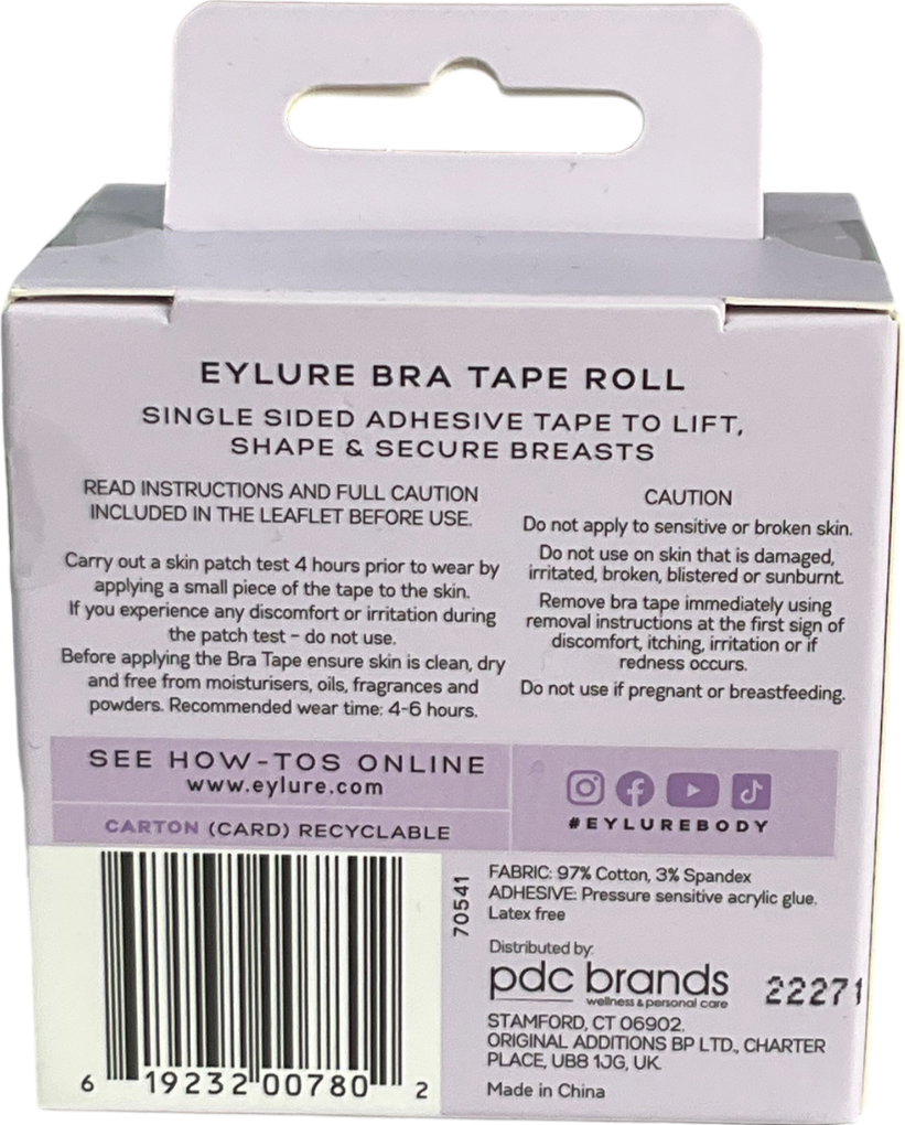 Eylure Nude Bra Tape Medium UK M