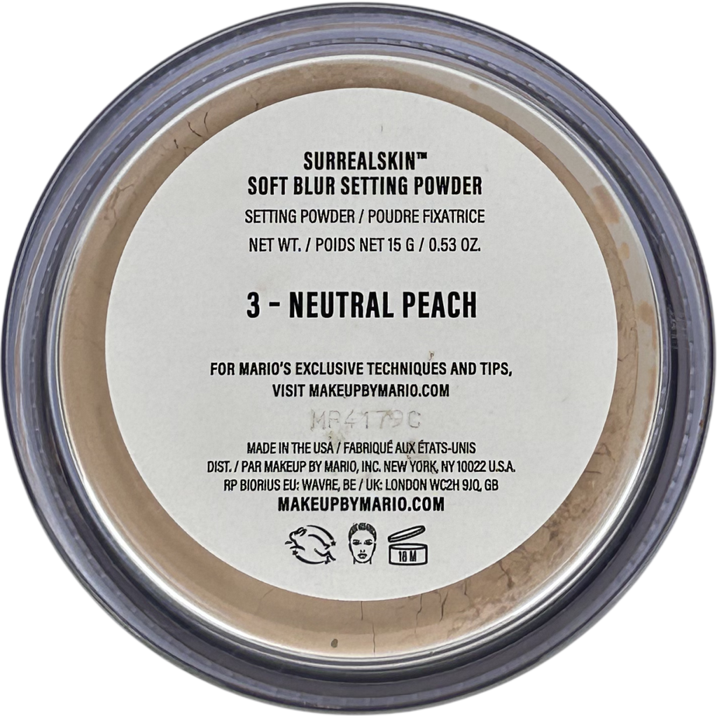 By mario Surrealskin Soft Blur Setting Powder 15g