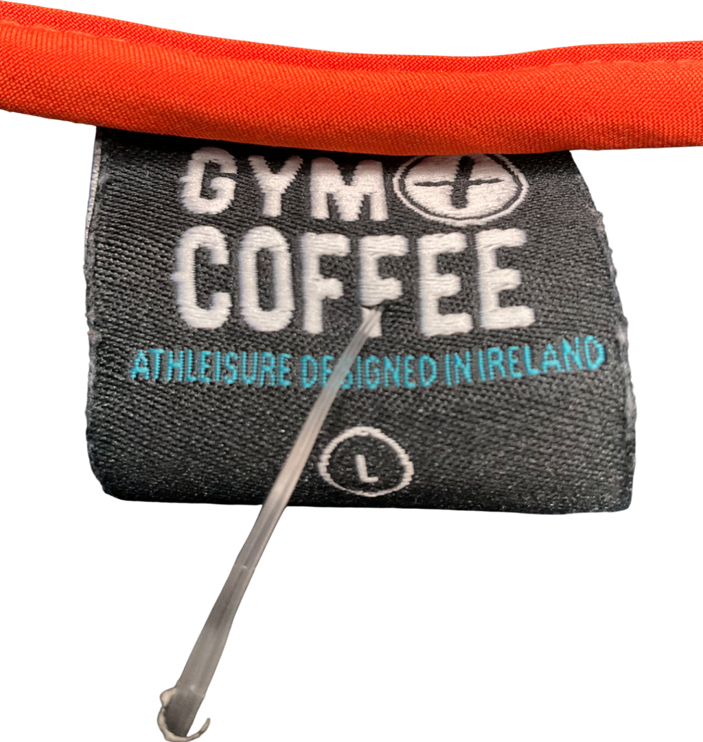 Gym & Coffee Grey Half Zip Polar Fleece UK L
