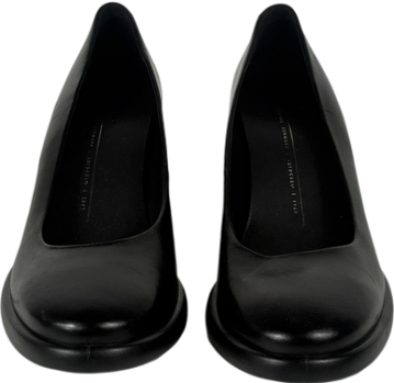 ECCO Black Sculpted Lx 55 Women's Leather Block-heeled Pump UK 9 EU 42