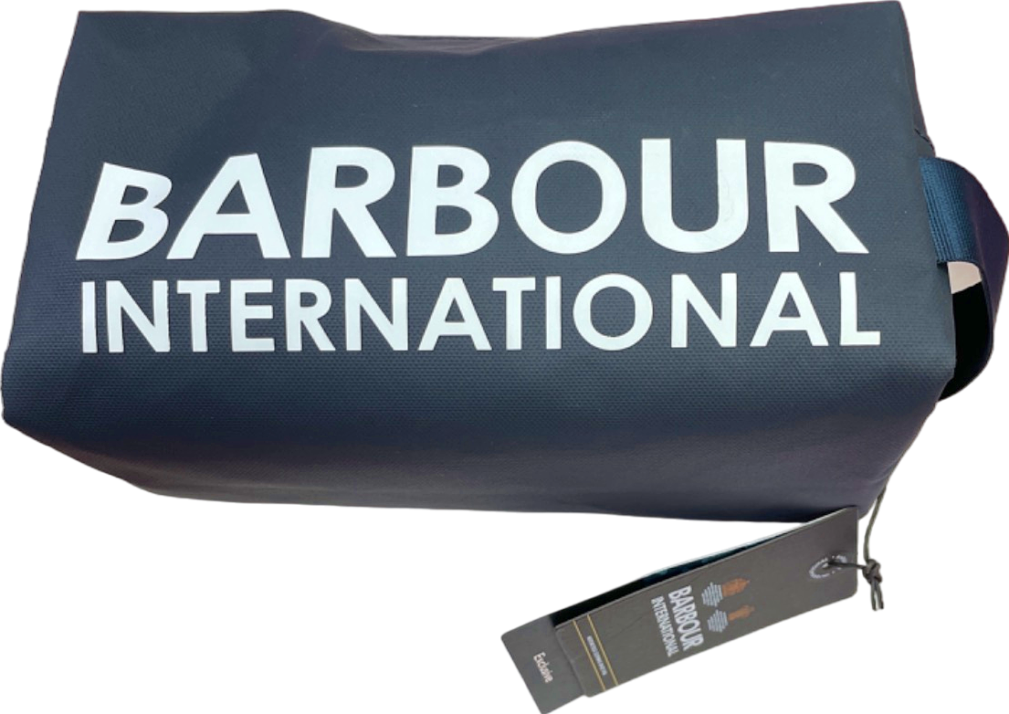 Barbour International Navy Highgate Wash Bag