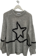 Next Metallic Thread Star Jumper UK L
