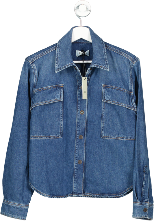AGOLDE Blue Beck Shirt Jacket UK XS
