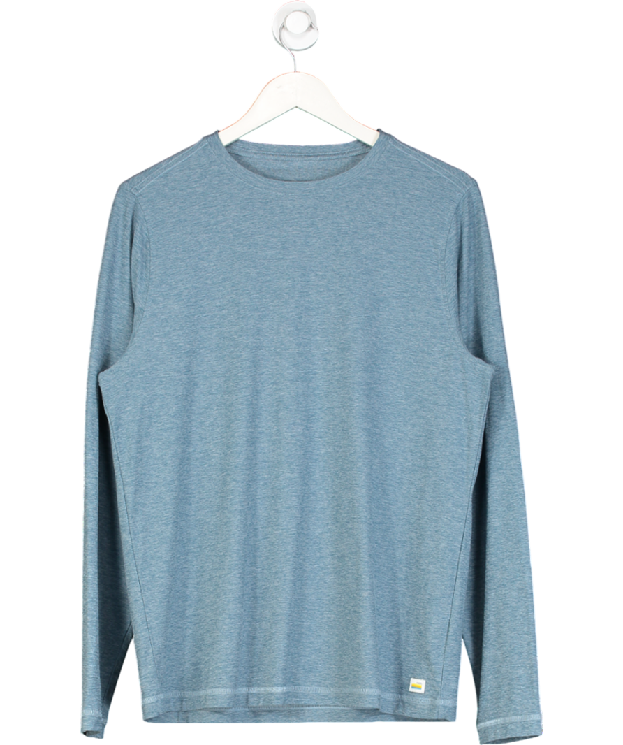 vuori Blue Long-sleeve Strato Tech Tee UK M