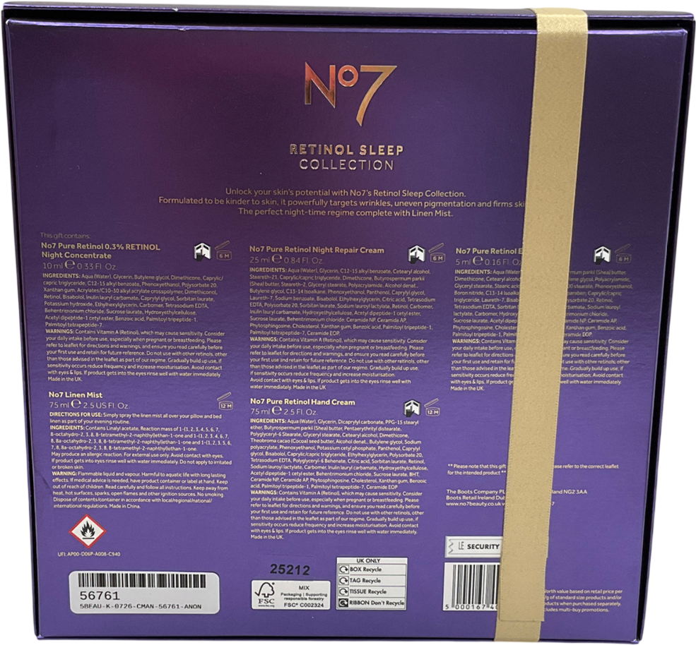 No7 Retinol Sleep Collection One size