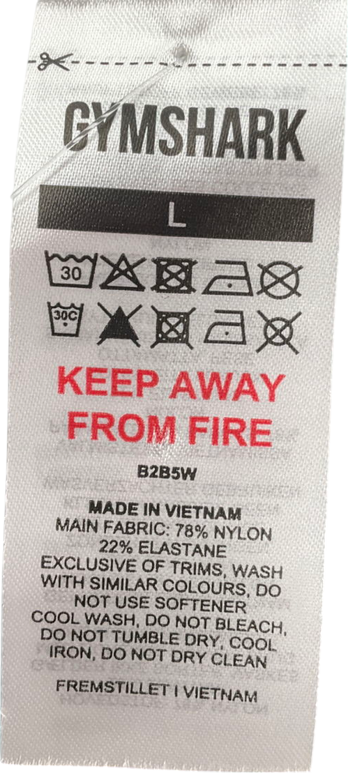 gymshark White Twist Front Bralette UK L