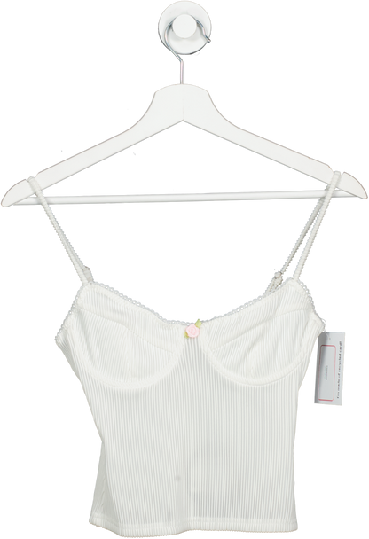 White Fox White Whatever Comes Bustier UK XS