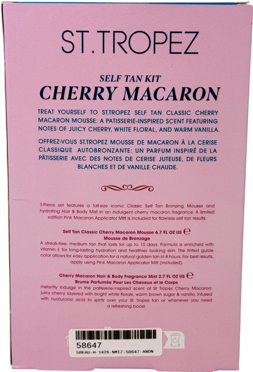 St Tropez Cherry Macaron Tanning Kit One size