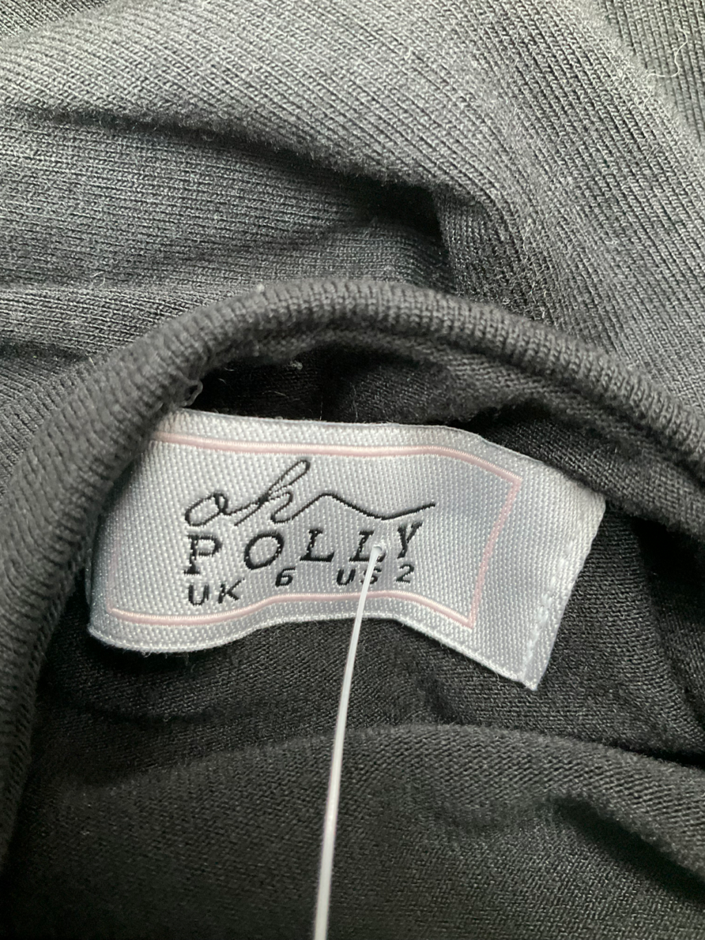 Oh Polly Black Flared Sleeve Mini Dress UK 6