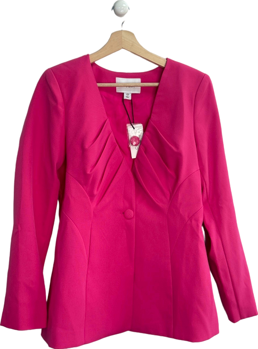 Coast Pink Fitted Blazer UK 10