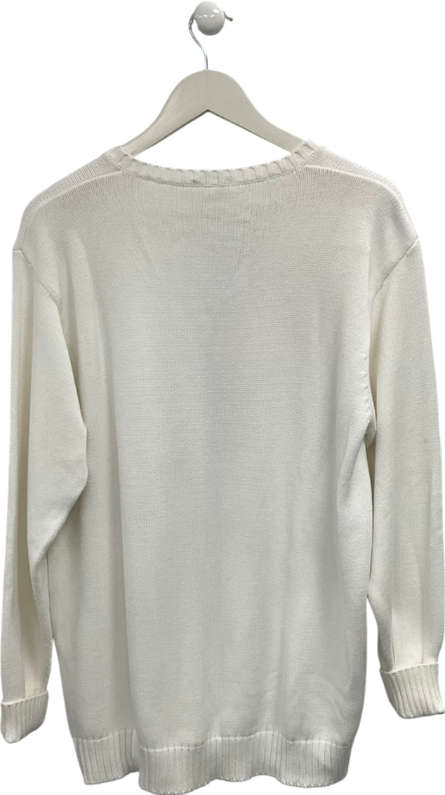 Brandy Melville White Brianna Sweater One Size