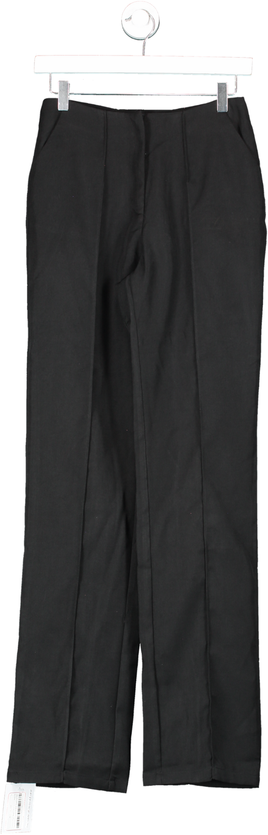 PrettyLittleThing Black Slim Pleated Trouser UK 6