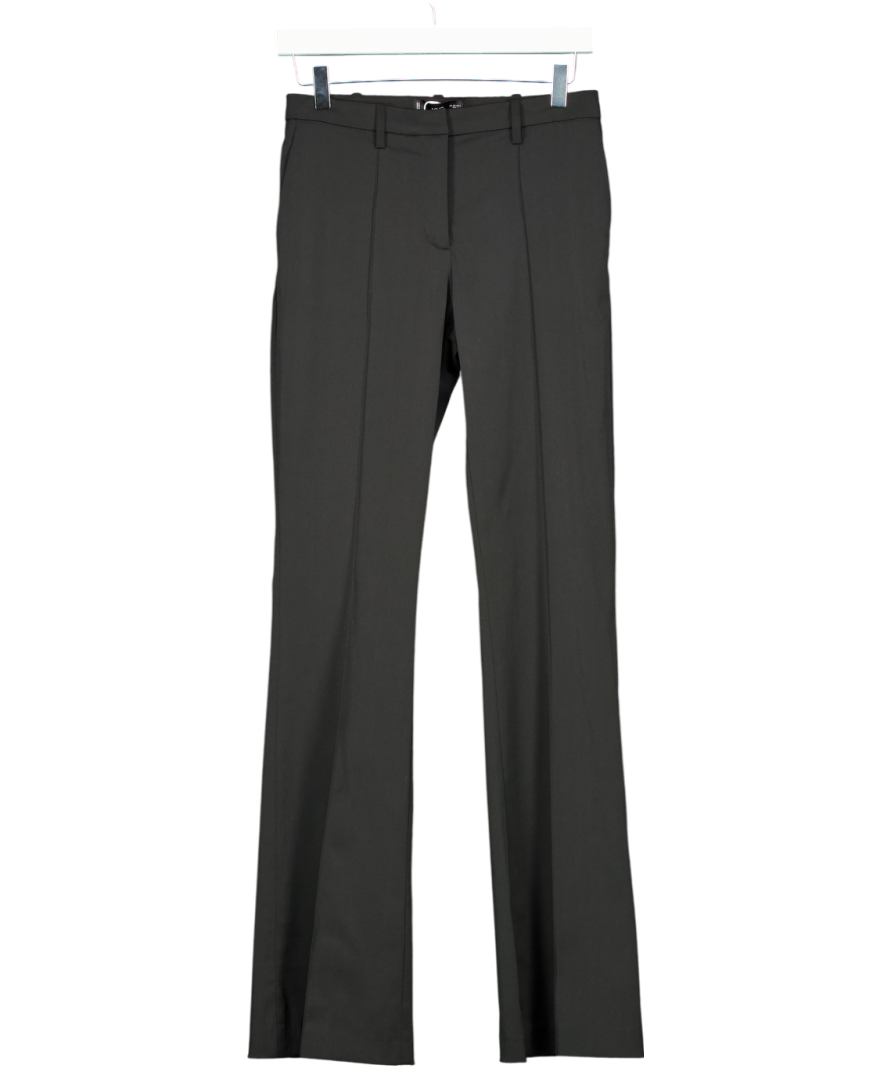 MANGO Black Straight Suit Trousers UK 6