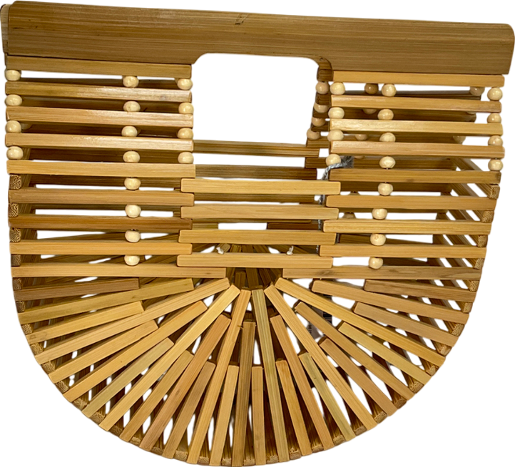 besty & floss Beige Batu Bamboo Bag One Size