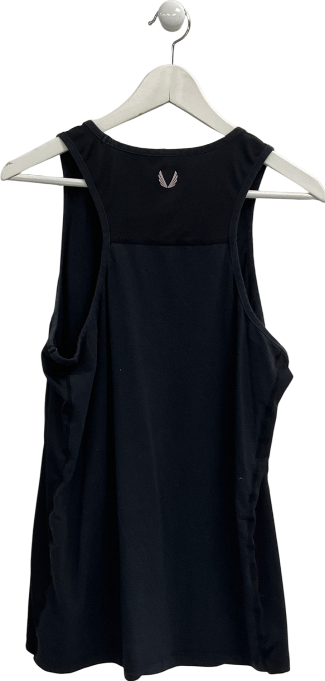 ASRV Black Supima® Mesh Panel Training Singlet UK M