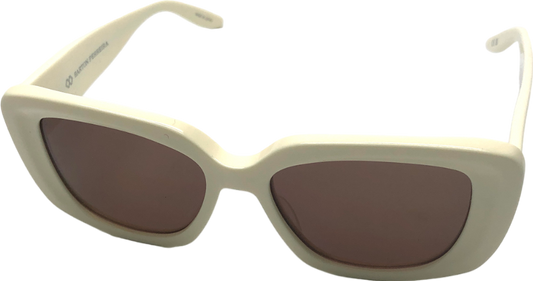 Barton Perreira Cream Binti Sunglasses In Ivory