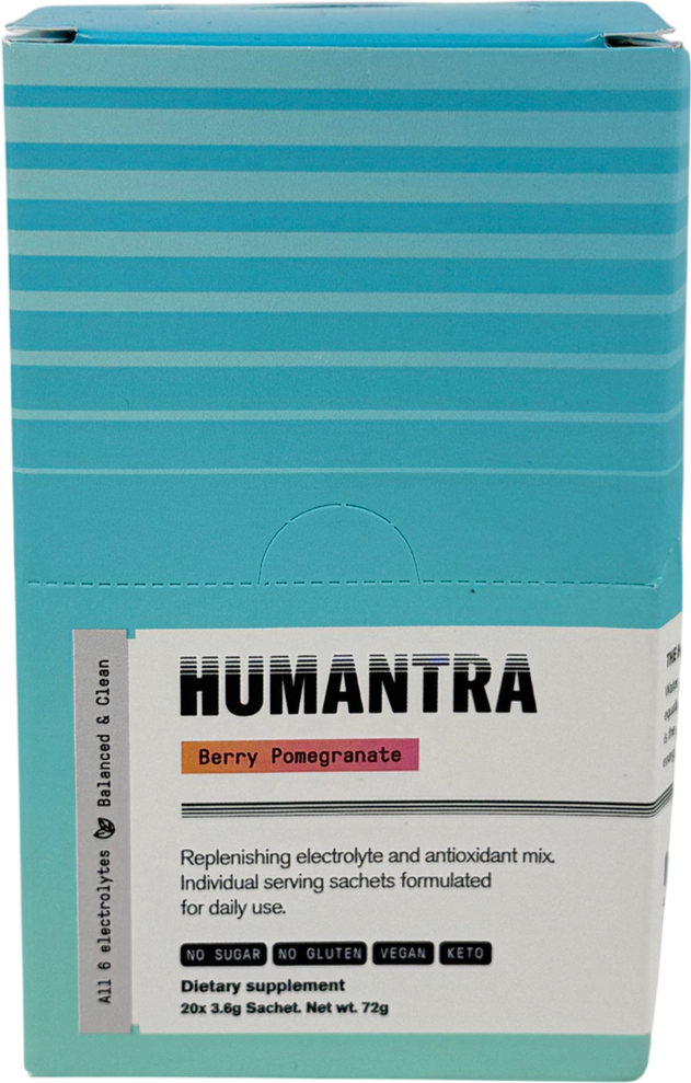 Humantra Electrolytes Berry Pomegranate X20 3.6g