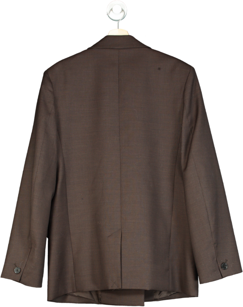 COS Brown Double-Breasted Blazer EU 42 UK 14